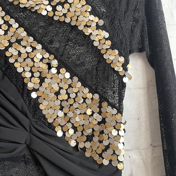 Bebe sequin see through top in size XS - Picture 8 of 11